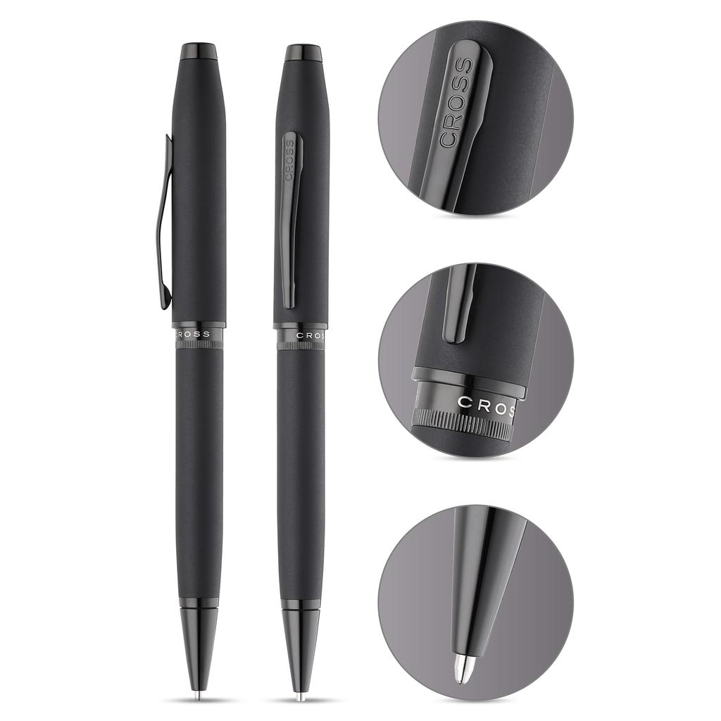 CROSS Foundry Matte Black Lacquer Black Lacquer PVD Black Black Appointment Ballpoint Pen Appointment Ballpoint Pen