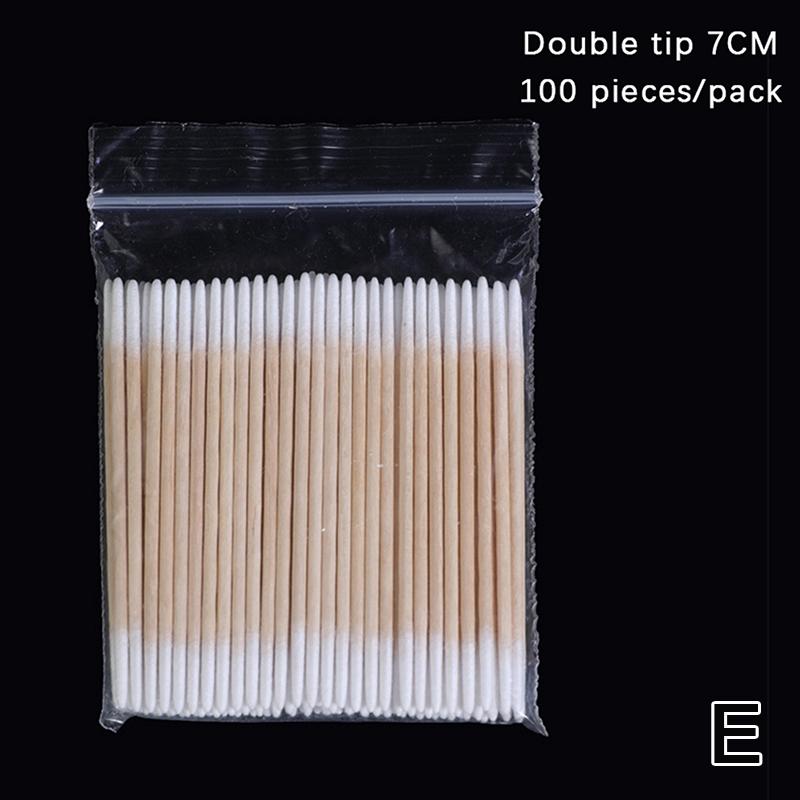

50/100 шт. одноразовые многоцелевые деревянные ватные палочки 7/10 см инструмент для снятия макияжа принадлежности для перманентного макияжа