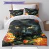 Cartoon Pattern Bedding Quilt Set Quilt Cover Pillowcase Home Decoration Birthday Gift (1 * duvet cover + 2 * pillowcase, without core)