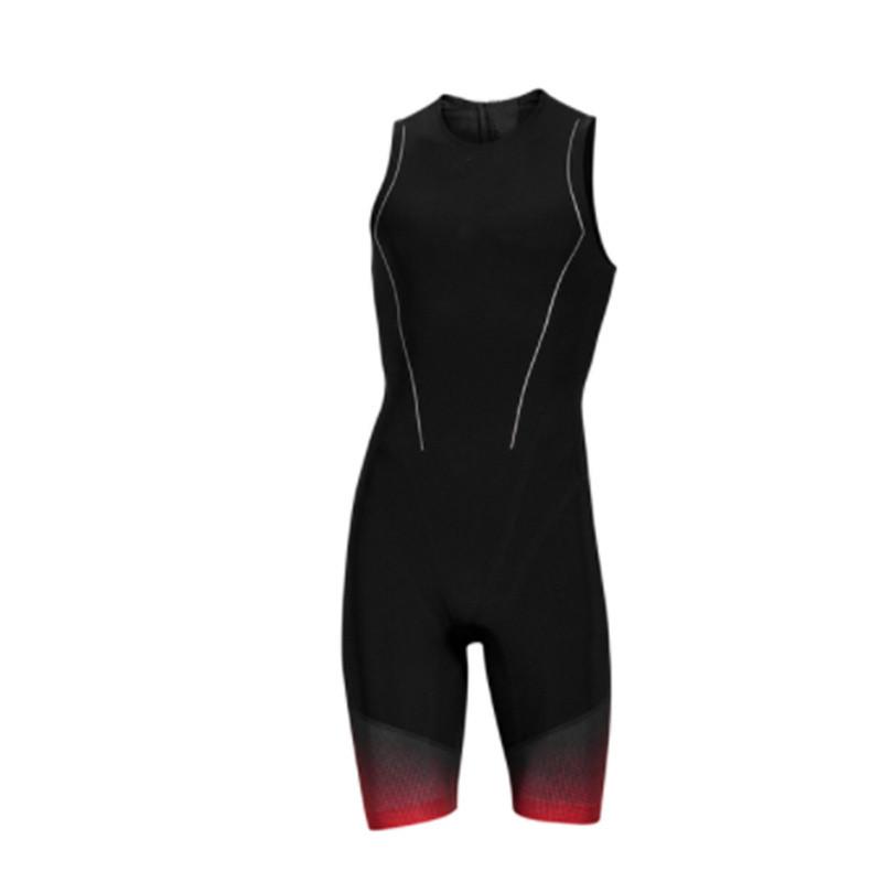 Professional Anti-UV Short Sleeves New Triathlon Printing Cycling Jerseys Suit Cycling Clothing Bib Shorts with Silicone Pad