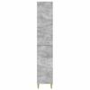 Cabinet Set 2 Pcs Concrete Grey Particleboard