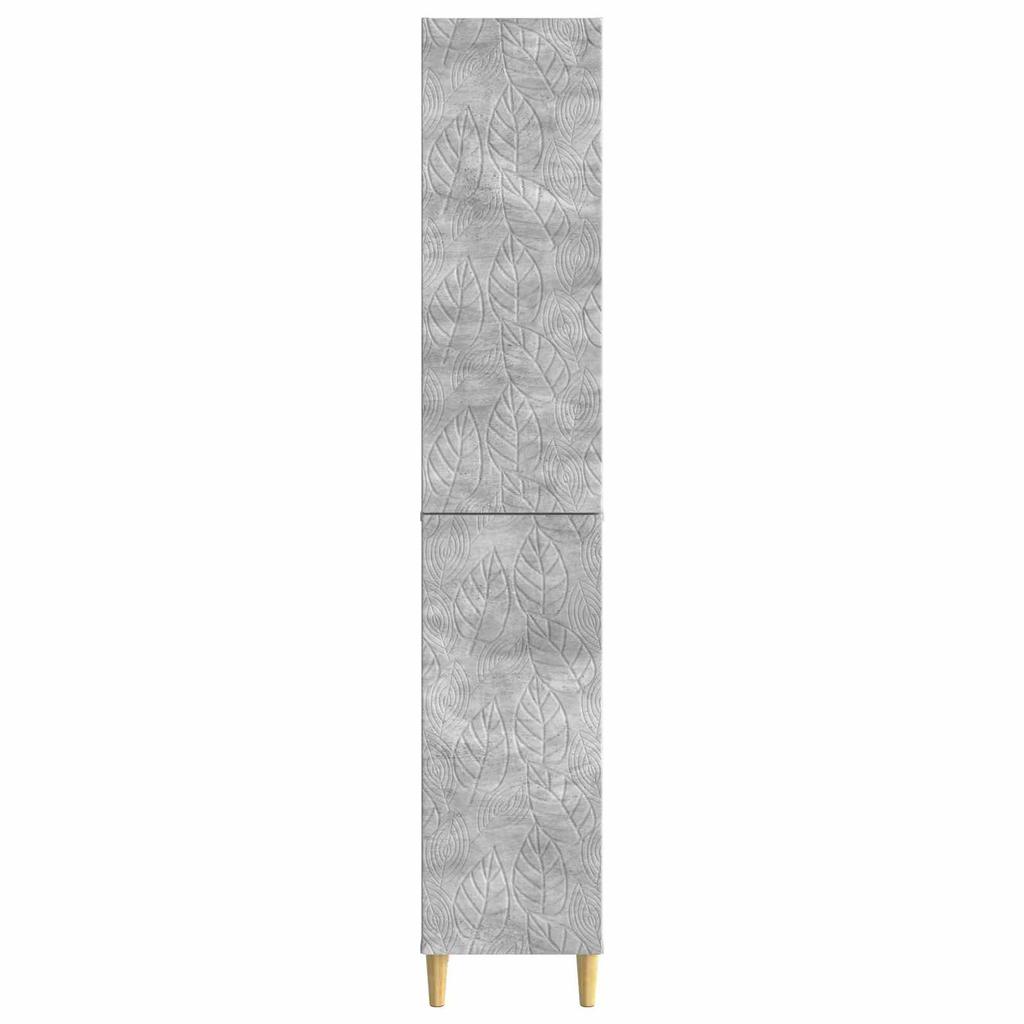 Cabinet Set 2 Pcs Concrete Grey Particleboard
