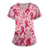 Moda para Mujer Monos de Manga Corta con Cuello en V con Bolsillos Tops Estampados Ropa