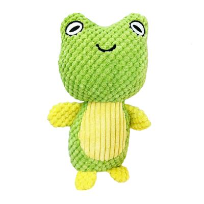 Plüschhund Quietschspielzeug Bissfest Zähneknirschen Langeweileabbau Tierform Stoffwelpe