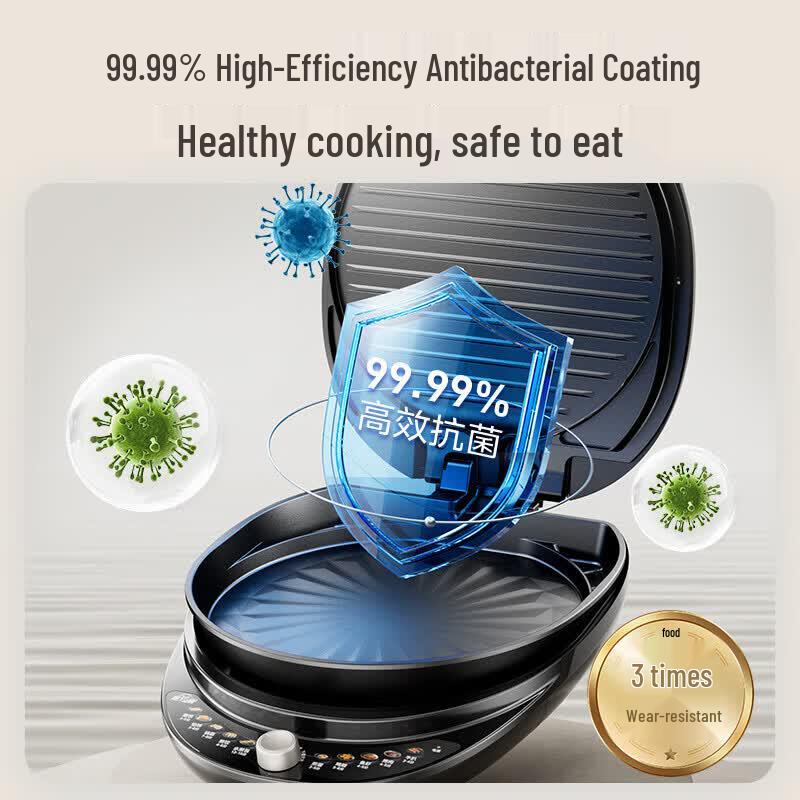 Midea Double-Sided Electric Pancake Maker JKE3475 CN Plug (adapter Included)