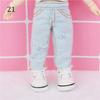 1/12 Doll Fashion Ripped Pants Doll Jeans 12~16cm Doll Coat Cool Jeans Jackets Doll Pants Shorts Clothes Accessories Kids Gift
