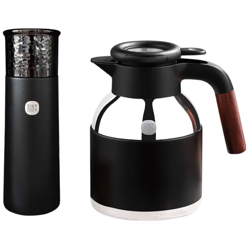 Мужской набор для заваривания чая Da Shi Time Imprint Platinum с дисплеем температуры