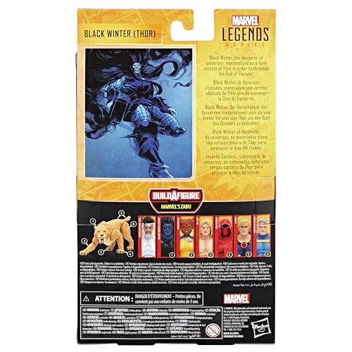 Hasbro Marvel Legends Series Black Winter (Thor) Comics Collectible 6-inch (15cm) Action Figure with Build-A-Figure Parts F9073 Authentic Product