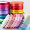 Wholesale 22 Meter/roll Stain Ribbon 1CM Polyester Ribbon for Gift Packing Wedding Party Decoration DIY Handmade Craft Supplies