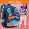 Adorable Cartoon Giraffe Nylon Backpack For Kids Lightweight And Breathable School Bag
