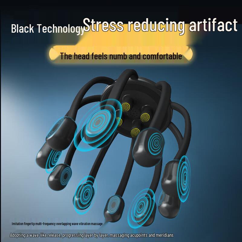 Hezheng Portable Octopus Head Massager