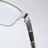 Photochrome Myopiebrille für Herren, Vintage, Business, Halbrahmen, Minussichtbrille, männlich, Outdoor, Farbwechsel-Sonnenbrille, 0 bis 4,0