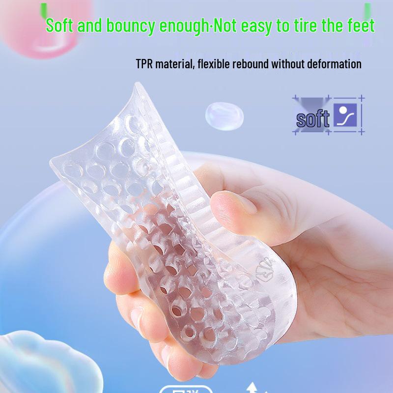 Height Boosting Shock Absorbing Insoles for Sports & Casual Shoes, Unisex