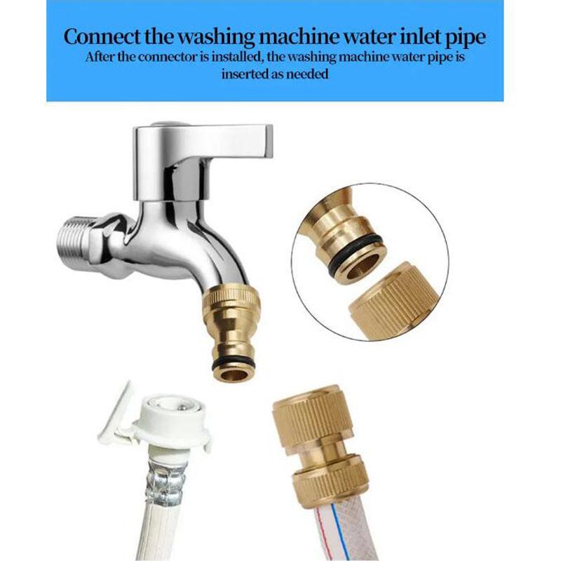 Copper Multi-function Faucet Adapters Water Pipe Fittings for Washing Machines Car Wash Gardens Water Pipe Adapter