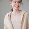 Fanzhen Women's Hooded Cashmere Cardigan
