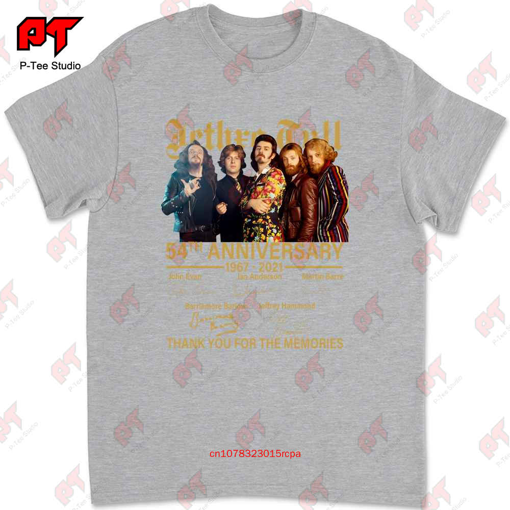 Jethro Tull 54Th Anniversary Rock Band Fan Retro T Shirt S 5Xl Black NVBO