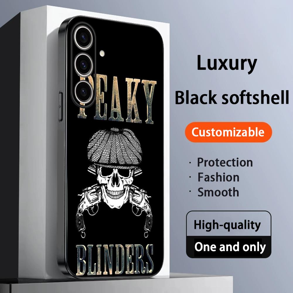 

Blinders cool man Tommy Shelby ins Phone Case For Samsung Galaxy S25 S24 S23 S22 S21 S20 Plus Ultra Note20 Soft Black Samsung S20 Plus