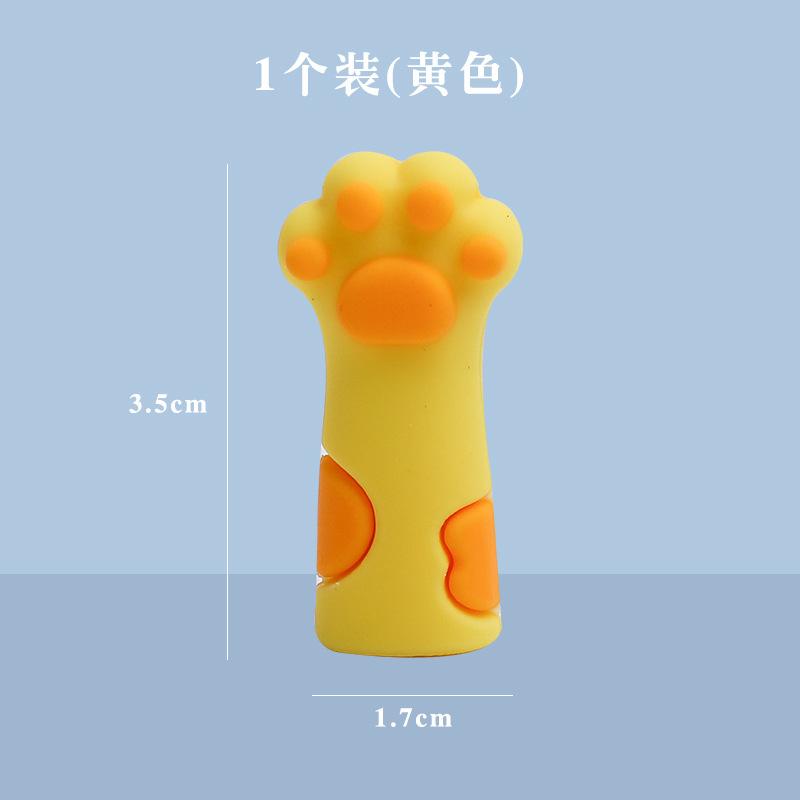 1pc Kawaii Cat Pencil Cap Cartoon Silicone Pen Topper Covers For Kids Cute Pencil Extender Stationery School Supplies