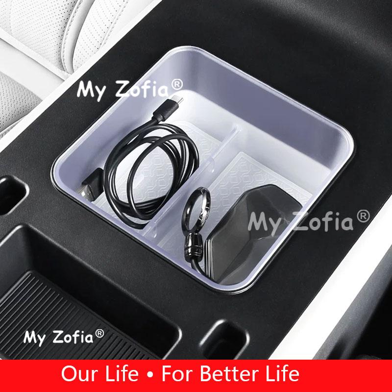 For BYD Ti7 Leopard Titanium 7 2025 2026 Car Armrest Refrigerator Storage Tray Center Console Lower Layer Organizer Accessories
