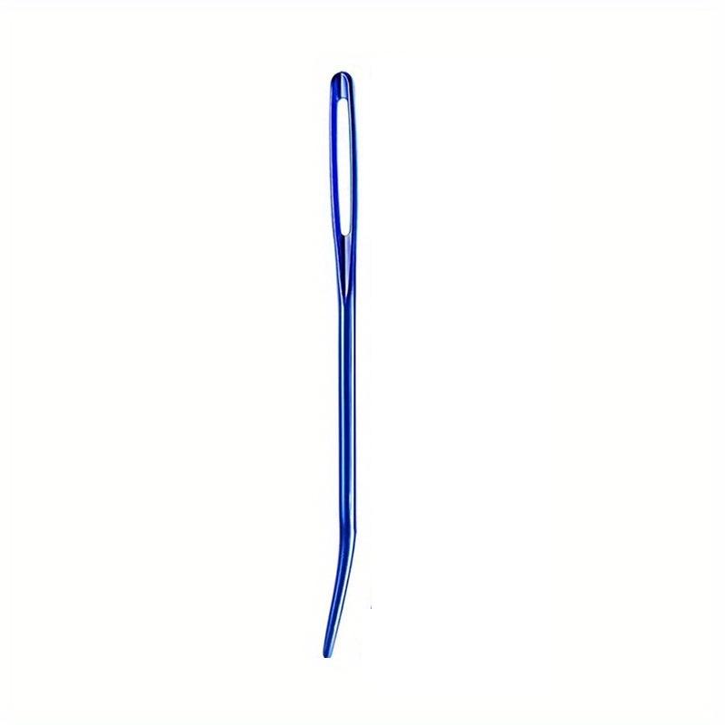 Curved Blunt-Tip Large-Eye Needle for Leather and Yarn DIY Projects