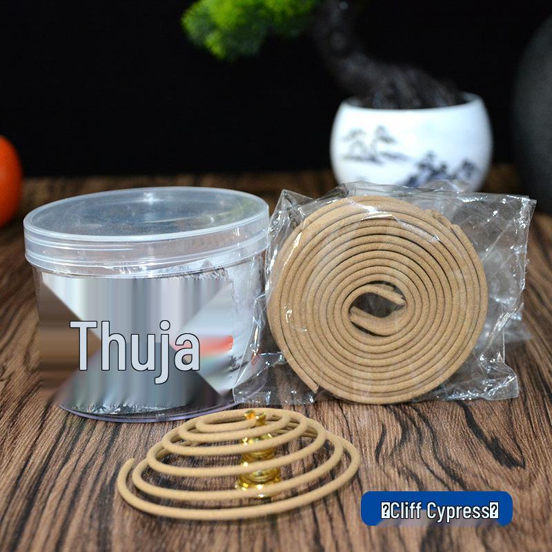 Sandalwood & Agarwood Jasmine Coil Incense for Deodorizing & Sleep Aid