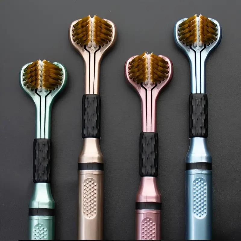 2-Pack Manual Toothbrushes, Deep Clean, Triple Layer Wrapped, Ultrafine Fiber Bristles, Oral Care, Personal Hygiene, Home Health Supplies