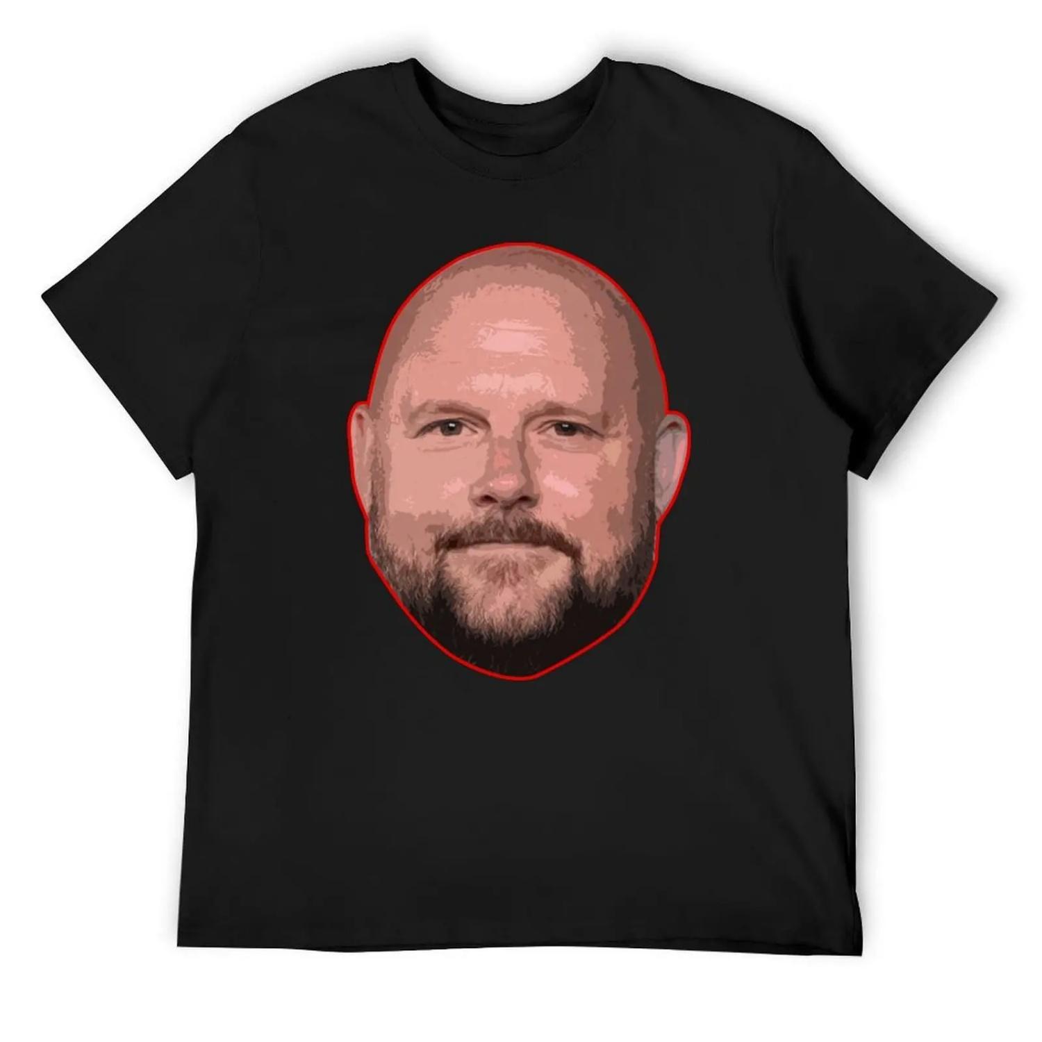 Brian Daboll Big Head T-Shirt street wear summer tops quick drying mens t shirts S