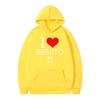 New un verano sin ti bad bunny anime print fashion men's casual hooded sweater