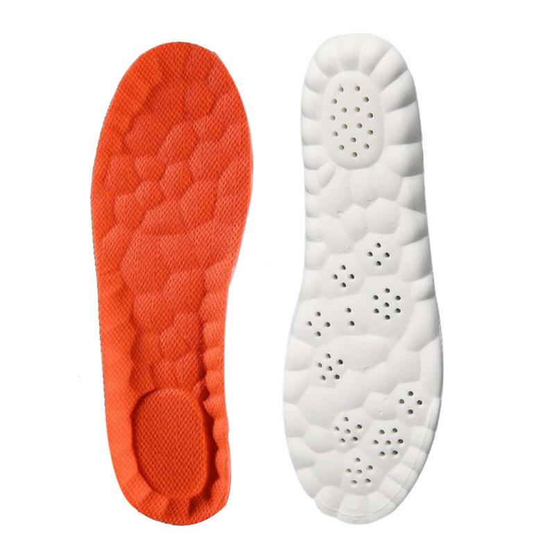 Men's Summer Sports Insoles: Comfortable, Soft, High Elasticity, Sweat-Absorbing, Odor-Preventing Military Training Insoles.