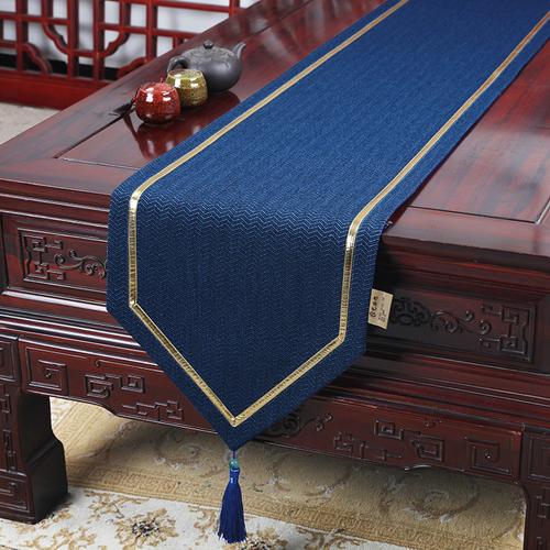 Neue Chinesische Zen Stil Tisch Flagge Wohnzimmer Massivholz Tee Tisch Flagge Esstisch TV Schrank Abdeckung Tuch Tischdecke