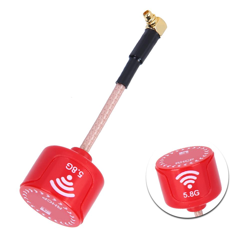 5.8Ghz 3dBi RHCP High Gain Antenna for FPV Racing Drone RC Parts Accessory Red