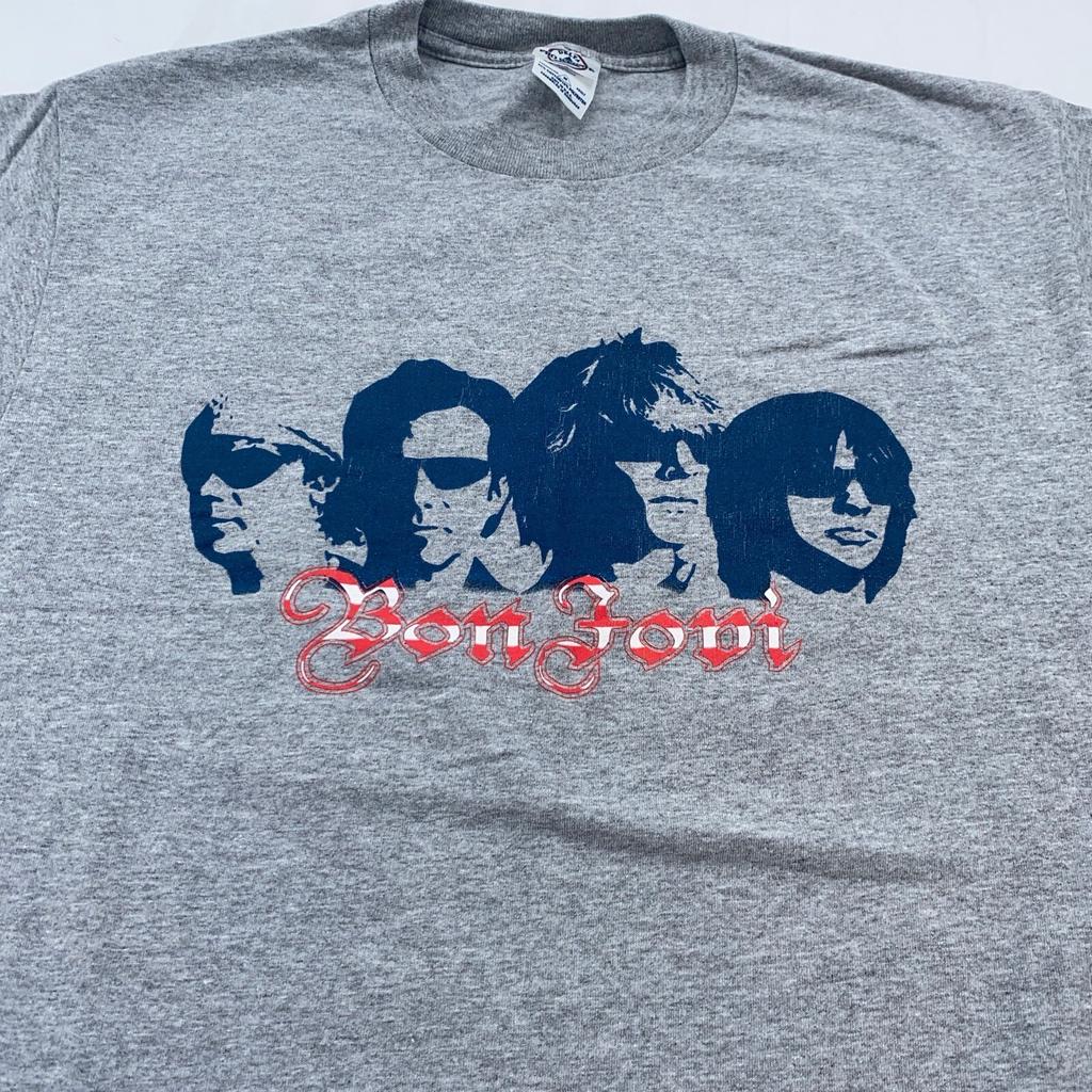 vintage 2003 BON JOVI BOUNCE CONCERT T-Shirt MEDIUM rock tour 90s