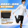 Ademe Compression Wear Mens Training All Season 1 Set OK 5-piece Half Zip Pullover Long Sleeve Short Shirt Pants Tights Moisture-wicking Quick-drying