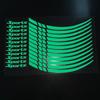 Pentru roți de 18-21 inch Decal pentru roți de 18-21 inch Decal pentru roți de motocicletă Universalitate ridicată Material autocolant reflectorizant de lungă durată