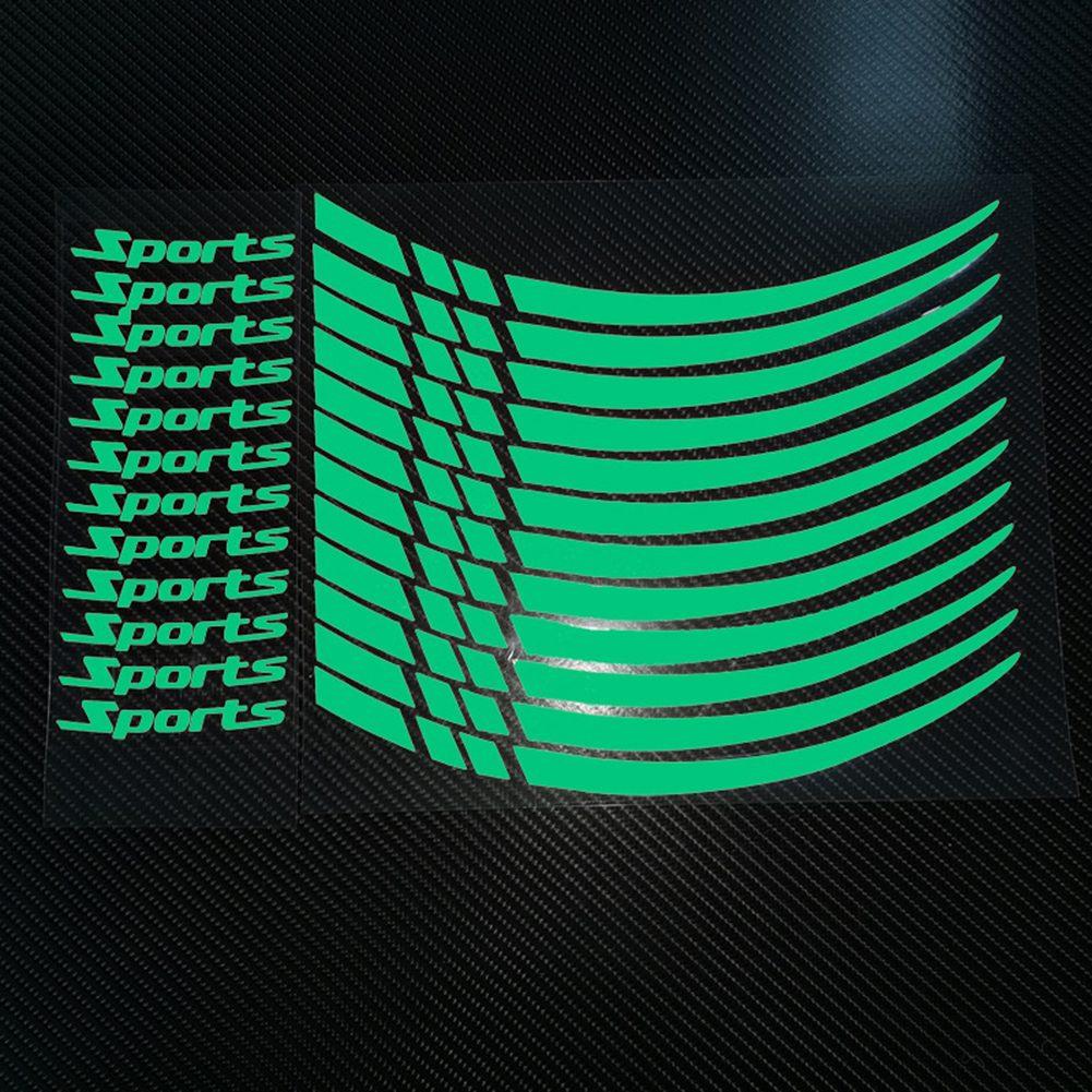 

Для колес 18-21 дюйма Наклейка на колесо 18-21 дюйма Наклейка на колесо мотоцикла Высокая универсальность Долговечный светоотражающий материал наклейки