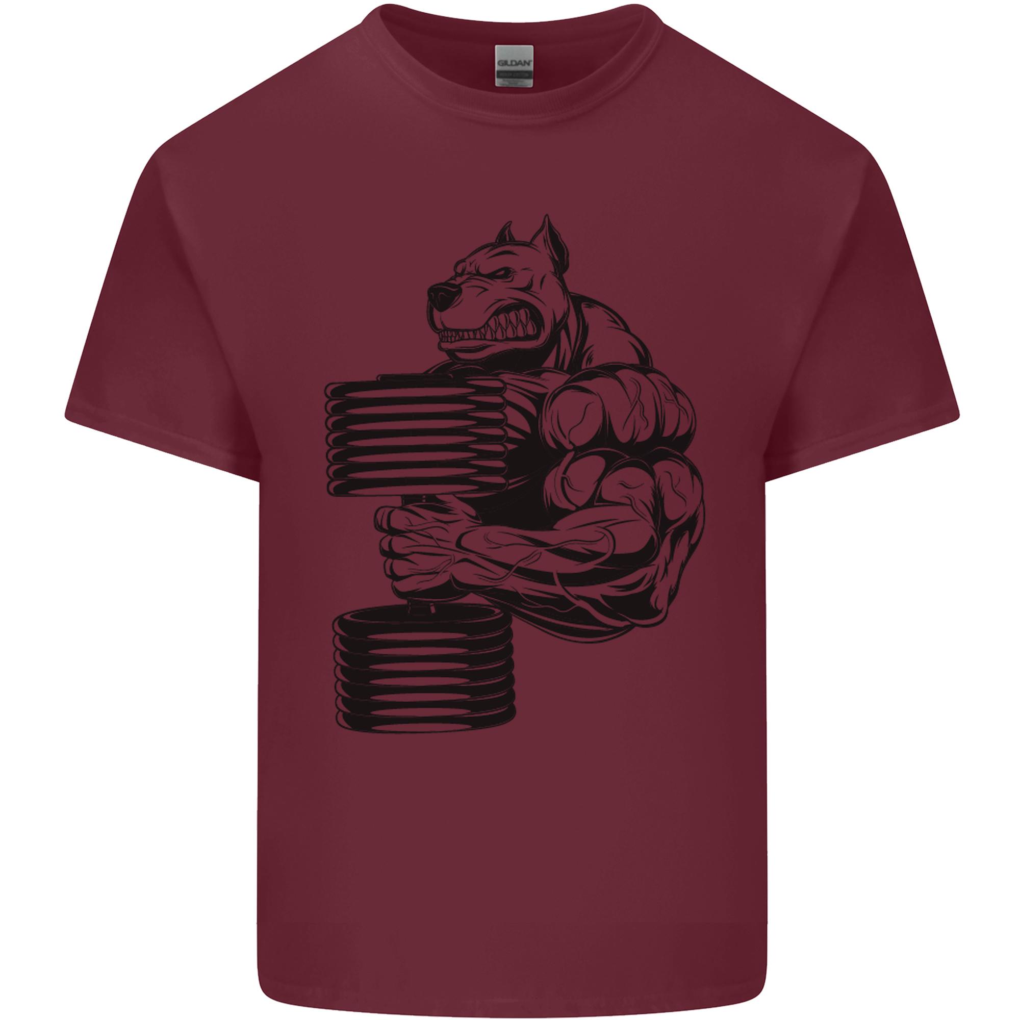 Bulldog Gym Training Top Weightlifting Unisexs Light Cotton TShirt S