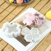 Easter Theme Cross-shaped Storage Box Mold Flexible DIY Plaster Mold Decorative Non-stick Silicone Candlestick Mold Home Decor