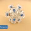 New 12 Keys Magic Ball Fidget Keychain Diy Keyboard Keycap Finger Keyboard Cap Pass The Time Keys Button Pinch Adult