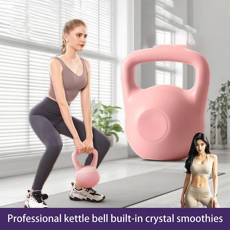 Water-Filled Kettlebell Soft Kettlebell Ajustable Shock-Proof Dumbbell Weights Anti Slip Grip Hand Weights For Strength Training