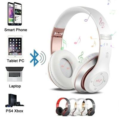 Modne słuchawki bezprzewodowe sportowe Bluetooth 5.0 słuchawki składane bezprzewodowe słuchawki głośnomówiące słuchawki douszne słuchawki douszne