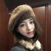 Ma Haimao Knit Beret Hat For Women Warm Fashion Autumn Chic Wearable