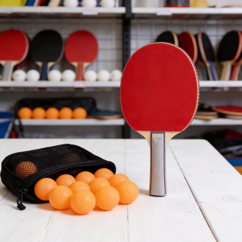 Table Tennis Racket Pack With Long And Short Handles For Beginners And Advanced Players
