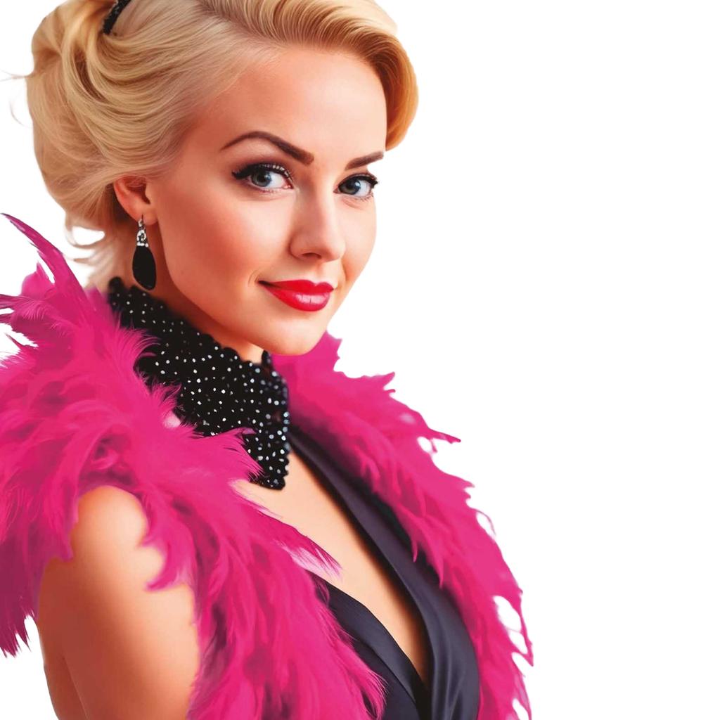 Fiestas Guirca Feather Costume Boa