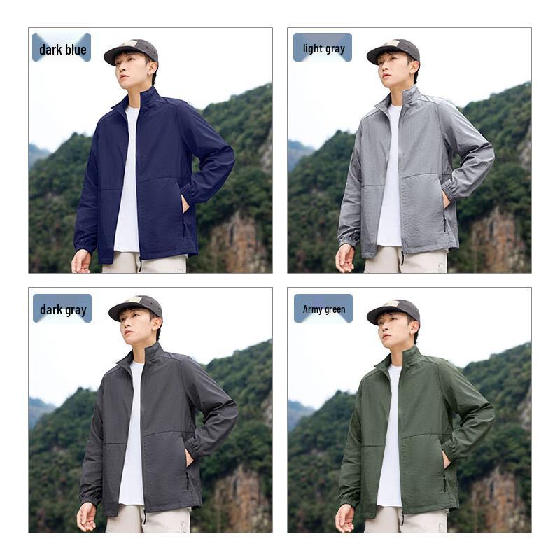 EASTERN CAMEL Men's Outdoor UV Protection Quick-Dry Jacket