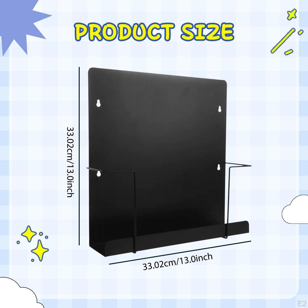 Vinyl Records Storage Holder Display Stand Lightweight Decoration Wall Mounted Rack for Comics