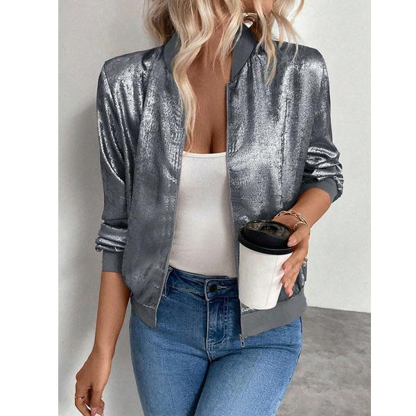 New Autumn Winter Casual Fashion Classic Sequined Nightclub Coat