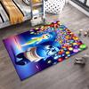 Flannel Rug Inside Out Joy and Sadness Walking in Colorful Tunnel Art Decor