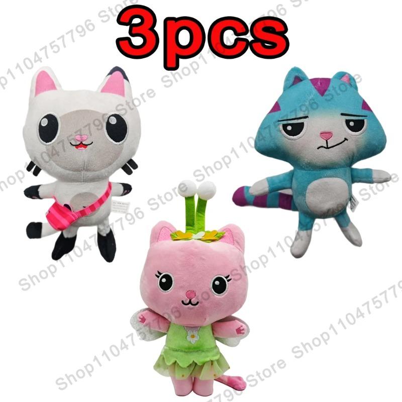 2026 New Gabbys Doll House Plush Toy Mercat Cartoon Stuffed Animals Smiling Cat Car Cat Hug Gaby Girl Birthday Gift