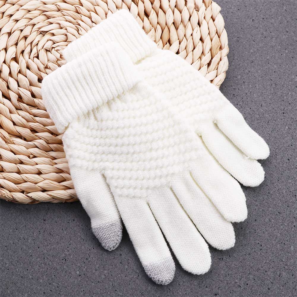 Warm Outdoor Women Male Thicken Business Winter Gloves Gloves Men Gloves Knit Mittens