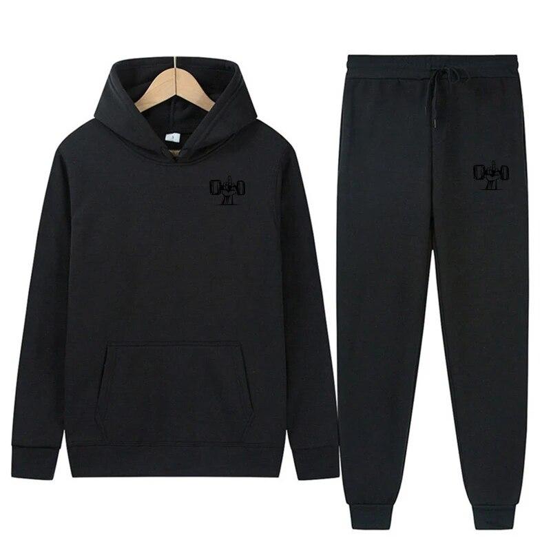 2023 New Men's Women's Sets Clothes Hoodies Pants 2 Piece Set Warm Ladies Printed Women Outfits Matching Suit Women Tracksuit